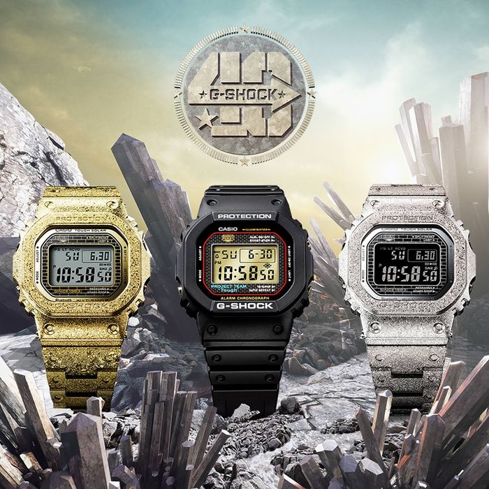 Relógio CASIO G-SHOCK Tough Solar digital GMW-B5000PS-1DR - aconfianca
